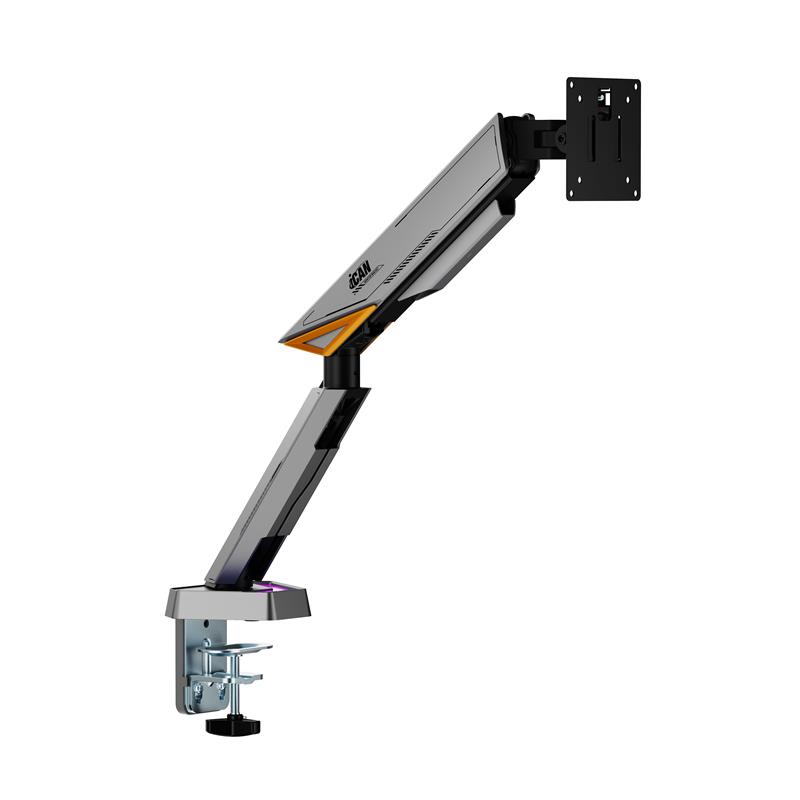 ICAN Heavy-Duty RGB Mechanical Single Monitor Arm, fit 17"-45"(Open Box)