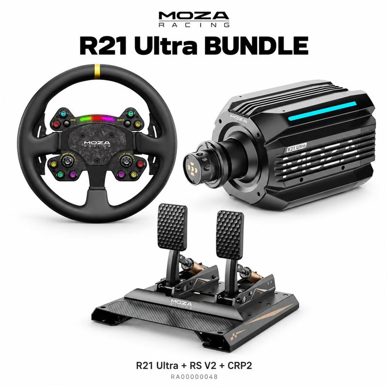 MOZA R21 Bundle (R21 Ultra+RS V2+CRP2)