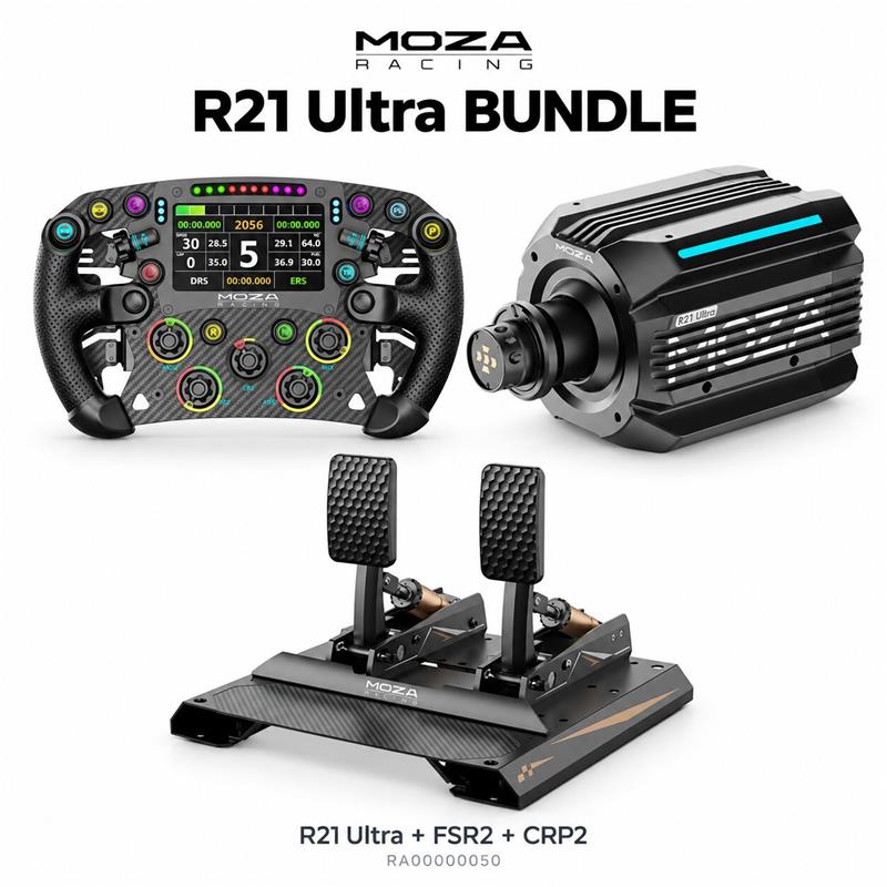 MOZA R21 Bundle (R21 Ultra+GS V2P+CRP2)