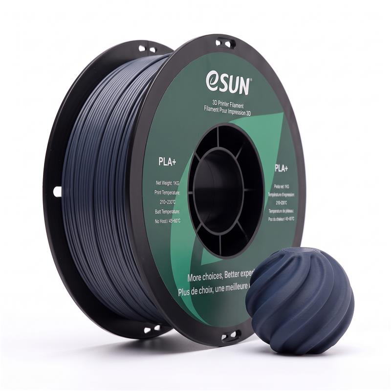 eSUN PLA+ 3D Printing Filament 1kg, 1.75mm, Gray