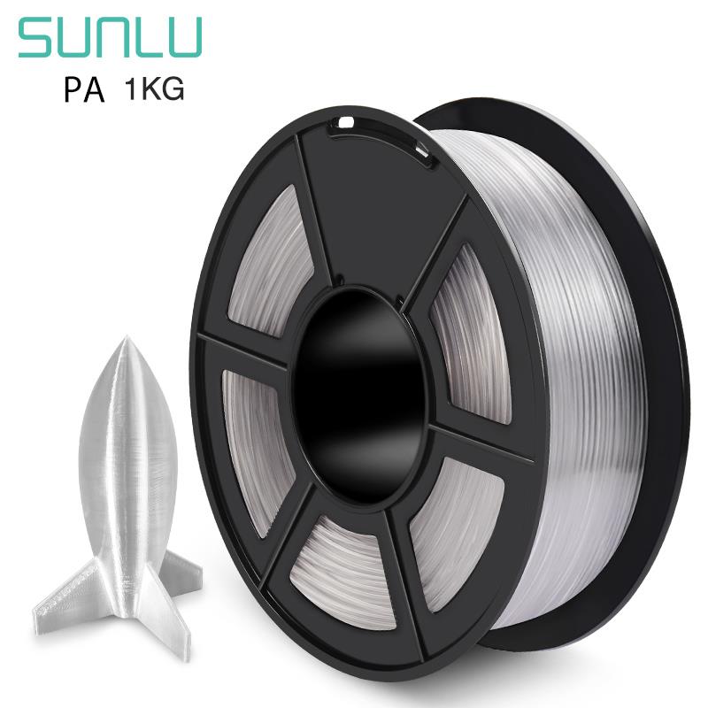 Sunlu 1.75mm, 1kg/spool, PA nylon filament (Transparent)