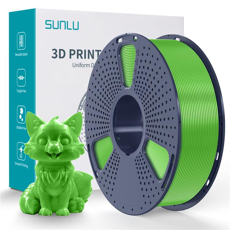 Sunlu 1.75mm, 1kg/spool, PETG filament (Green)