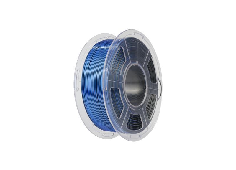 Sunlu 1.75mm, 1kg/spool, Silk PLA+ Dual Color filament (Black Blue)