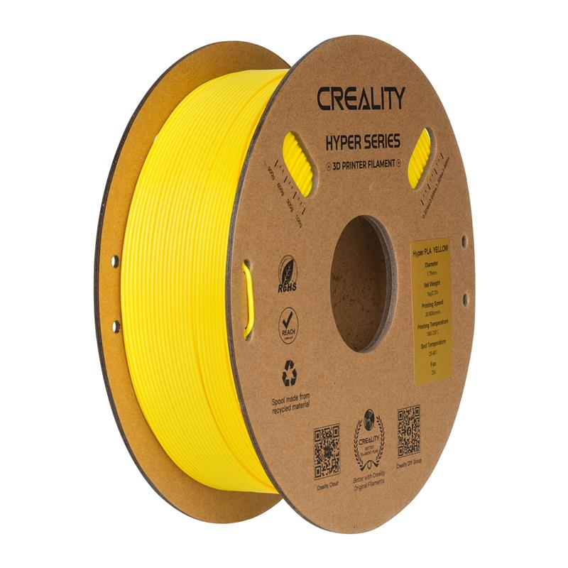 Creality Hyper Series PLA 3D Printing Filament 1kg, 1.75mm, Yellow