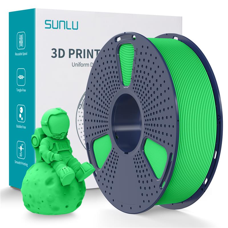 Sunlu 1.75mm, 1kg/spool, PLA Matte (Green)