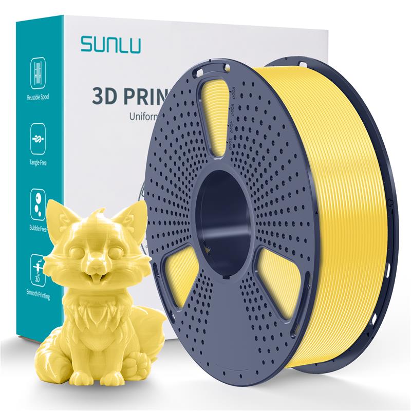 Sunlu 1.75mm, 1kg/spool, PETG filament (Lemon Yellow)