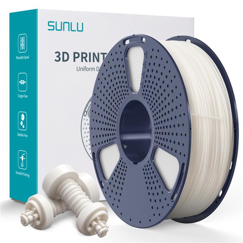 Sunlu 1.75mm, 1kg/spool, ABS filament (White)