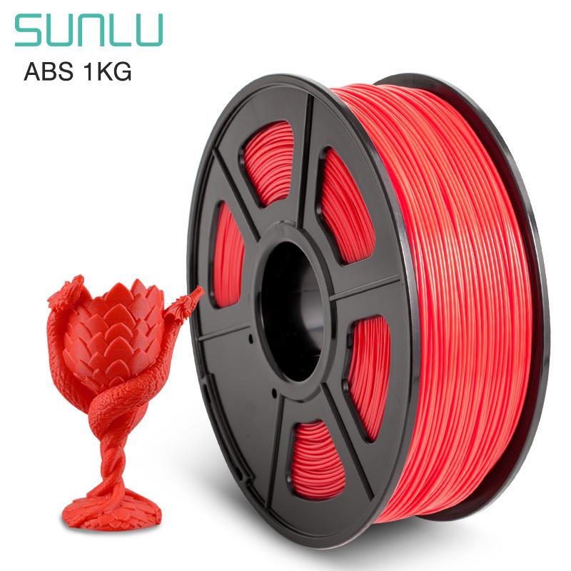 Sunlu 1.75mm, 1kg/spool, ABS filament (Red)