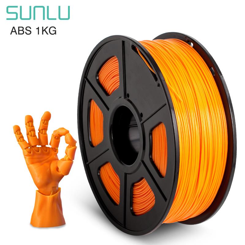 Sunlu 1.75mm, 1kg/spool, ABS filament (Orange)