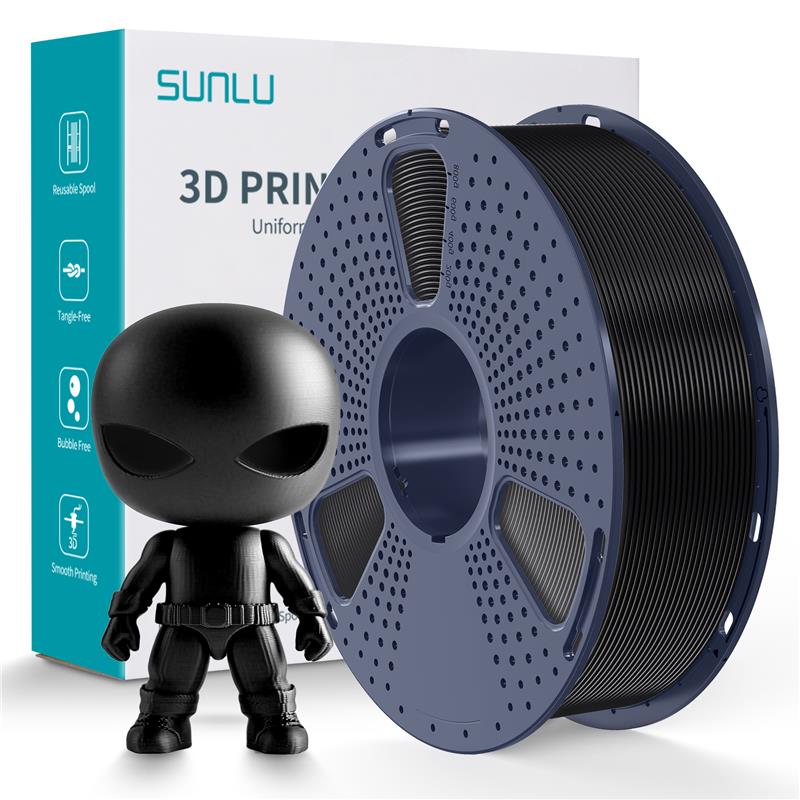 Sunlu 1.75mm, 1kg/spool, PVB filament (Transparent Black)