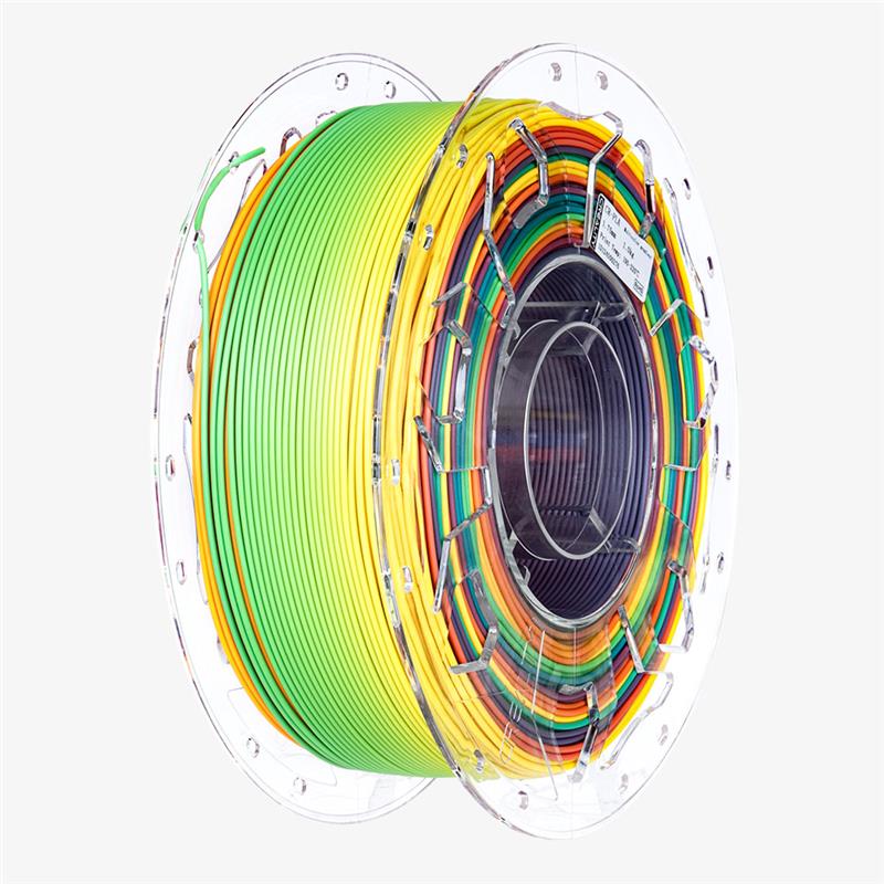 Creality CR-PLA Filament for FDM 3D Printer,1.0Kg 1.75mm, Rainbow