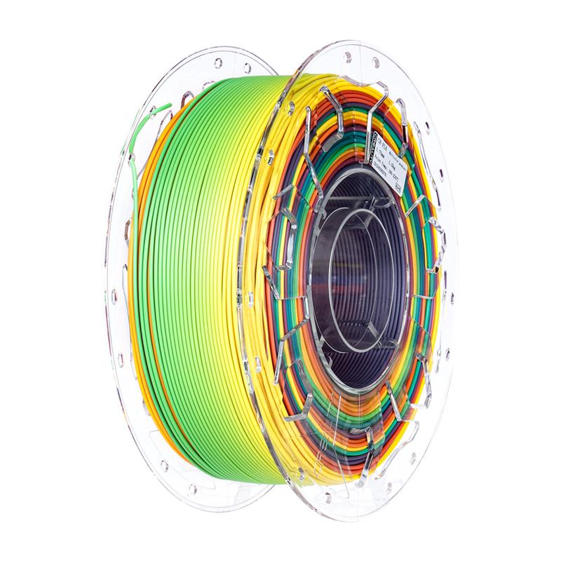Creality CR-PLA Filament for FDM 3D Printer,1.0Kg 1.75mm, Rainbow