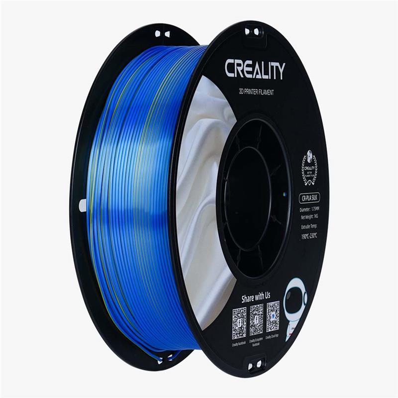 Creality CR-Silk PLA Filament 1.0Kg 1.75mm,Yellow-Blue