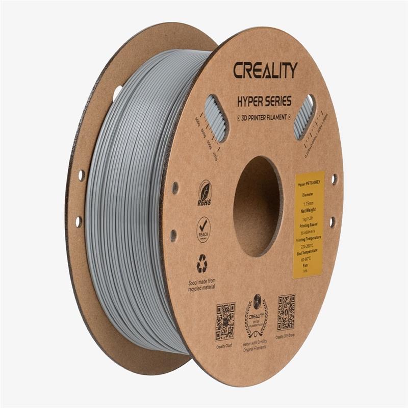 Creality Hyper-PETG Filament 1.0Kg 1.75mm, Grey