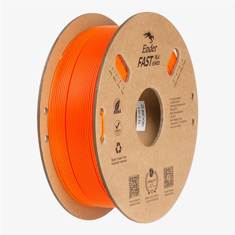 Creality Ender Fast PLA  Filament 1.0Kg 1.75mm, 300mm/s, Orange