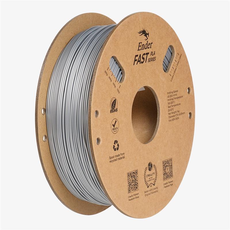 Creality Ender Fast PLA  Filament 1.0Kg 1.75mm, 300mm/s, Silver