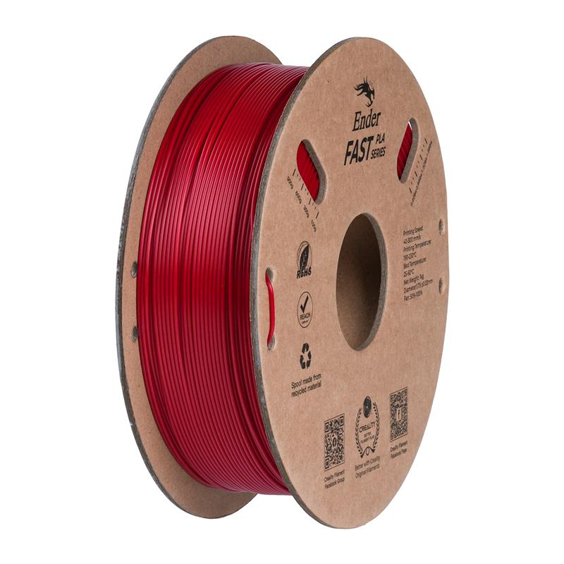 Creality Ender Fast PLA  Filament 1.0Kg 1.75mm,300mm/s, Red