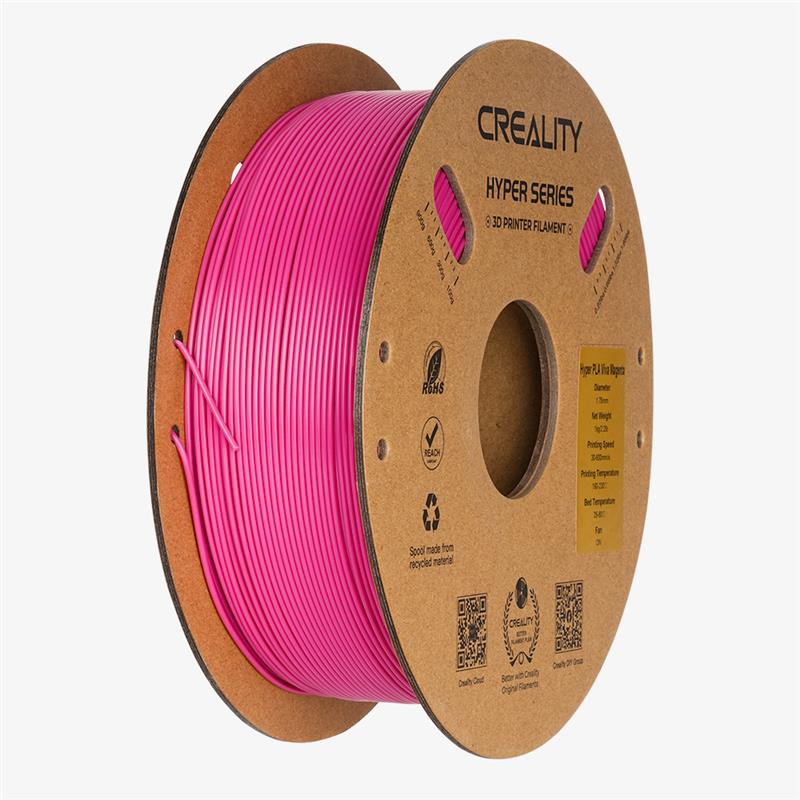 Creality Hyper Series PLA 3D Printing Filament, 1Kg, 1.75mm, Viva Magenta