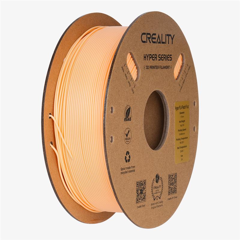 Creality Hyper Series PLA 3D Printing Filament, 1kg, 1.75mm, Peach Fuzz