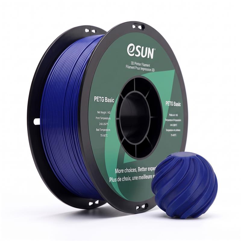 eSUN PETG Basic 3D Printing Filament 1kg, 1.75mm, Blue