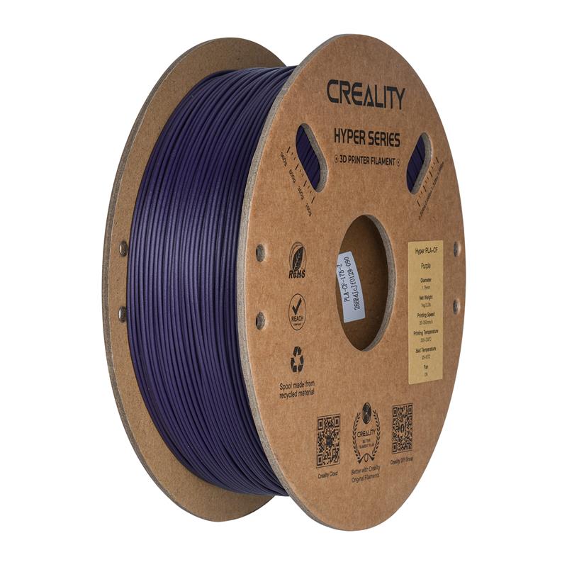 Creality Hyper PLA-CF 3D Printing Filament 1kg, 1.75mm, Purple