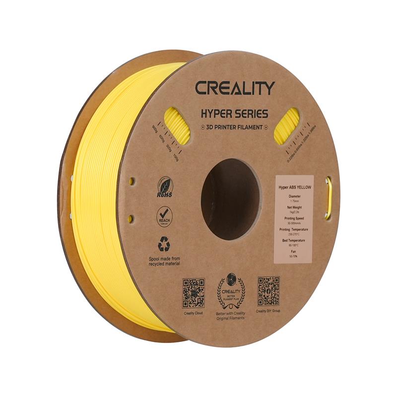 Creality Hyper Series ABS 3D Printing Filament 1kg, 1.75mm, Yellow