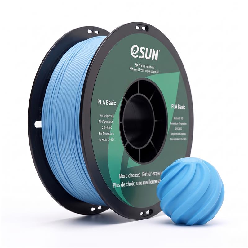 eSUN PLA Basic 3D Printing Filament 1kg, 1.75mm, Light Blue