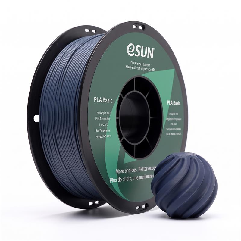 eSUN PLA Basic 3D Printing Filament 1kg, 1.75mm, Gray