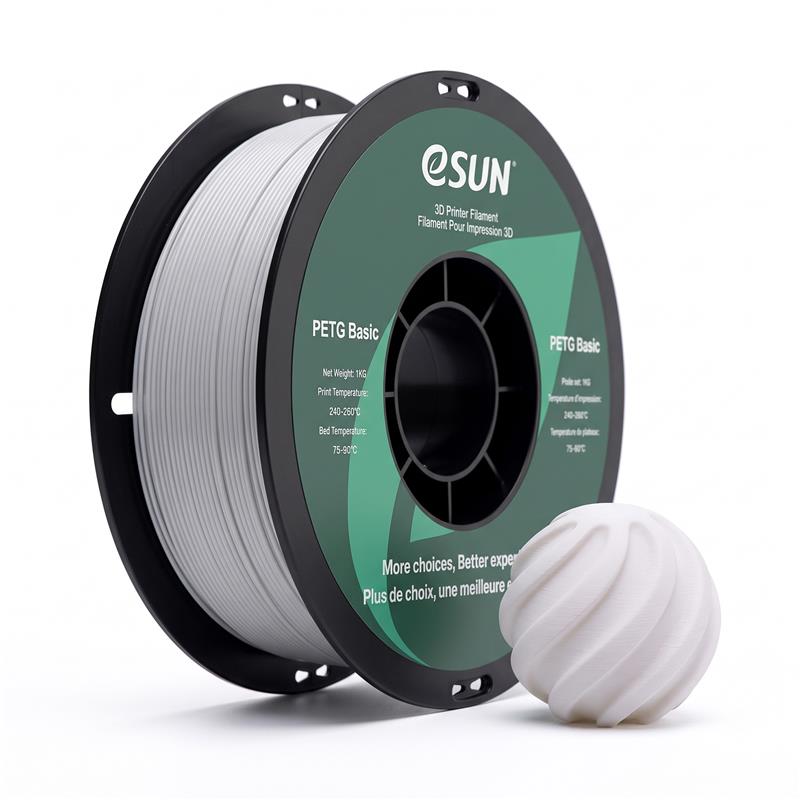 eSUN PETG Basic 3D Printing Filament 1kg, 1.75mm, White