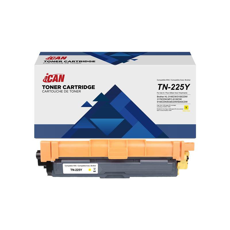 iCan Compatible Brother TN-225Y Yellow Toner Cartridge