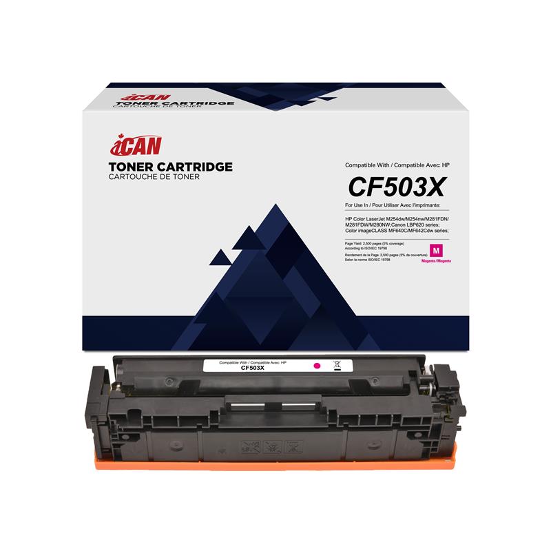 iCan Compatible HP CF503X Magenta Toner Cartridge