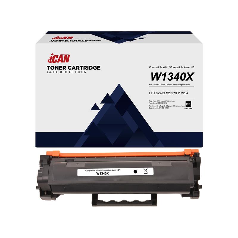 iCan Compatible HP W1340X Black Toner Cartridge