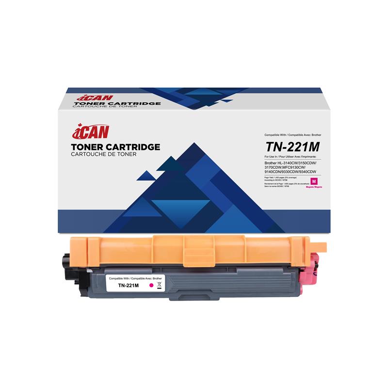 iCAN Compatible Brother TN221M Magenta Toner Cartridge