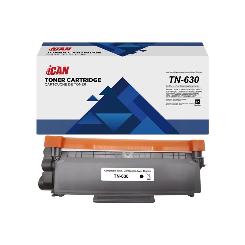 iCAN Compatible Brother TN630 Black Toner Cartridge