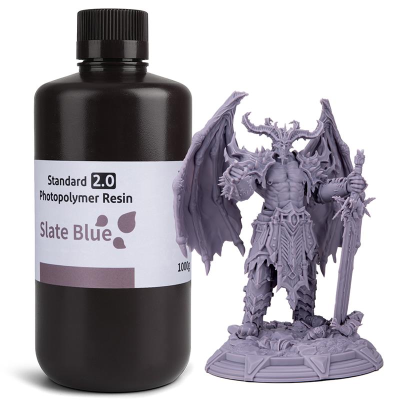 Résine Elegoo Standard V2.0 1000 g Bleu ardoise