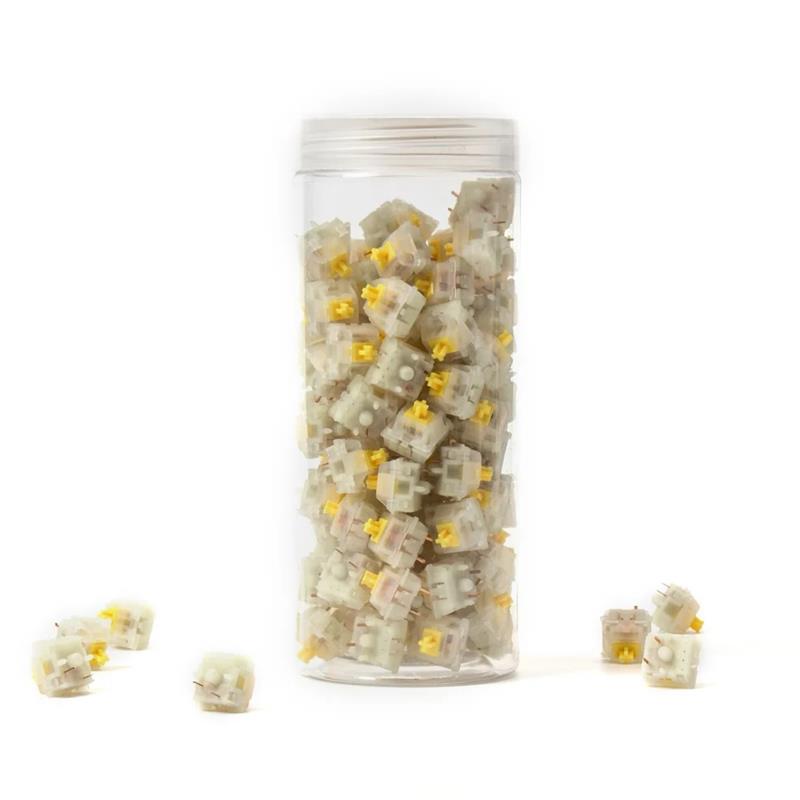Gateron KS-3 Milky Pro Switch - Yellow (110 pcs)