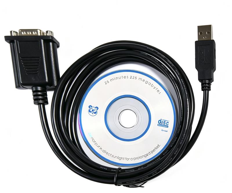 Câble d'adaptateur iCAN USB-A 2.0 mâle vers RS232 (DB9) mâle, 1.5M