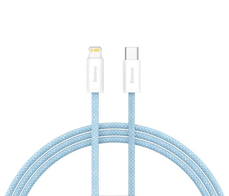 Câble de données de charge rapide Baseus « Dynamic Series » USB Type-C vers iP 20 W, 1 m, bleu