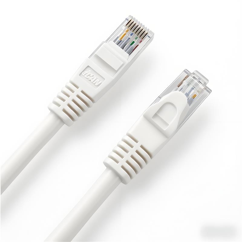iCAN CAT6 High Speed Ethernet Cable,1000Mbps 26AWG, 1FT, White