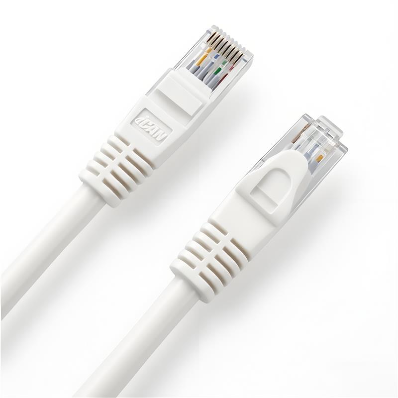 iCAN CAT6 High Speed Ethernet Cable,1000Mbps 26AWG, 2FT, White
