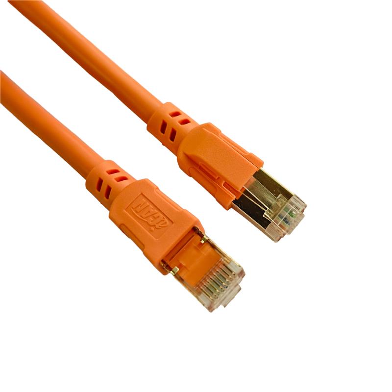 iCAN CAT6A Ethernet Patch Cable,10Gbps, 15FT, Orange