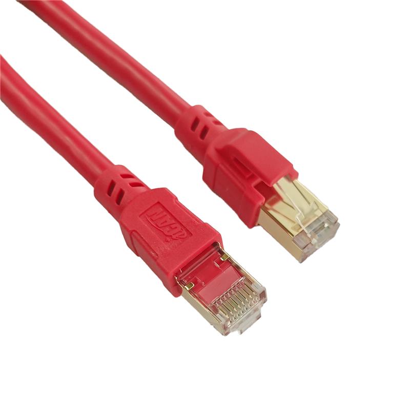 iCAN CAT6A Ethernet Patch Cable,10Gbps, 3FT, Red