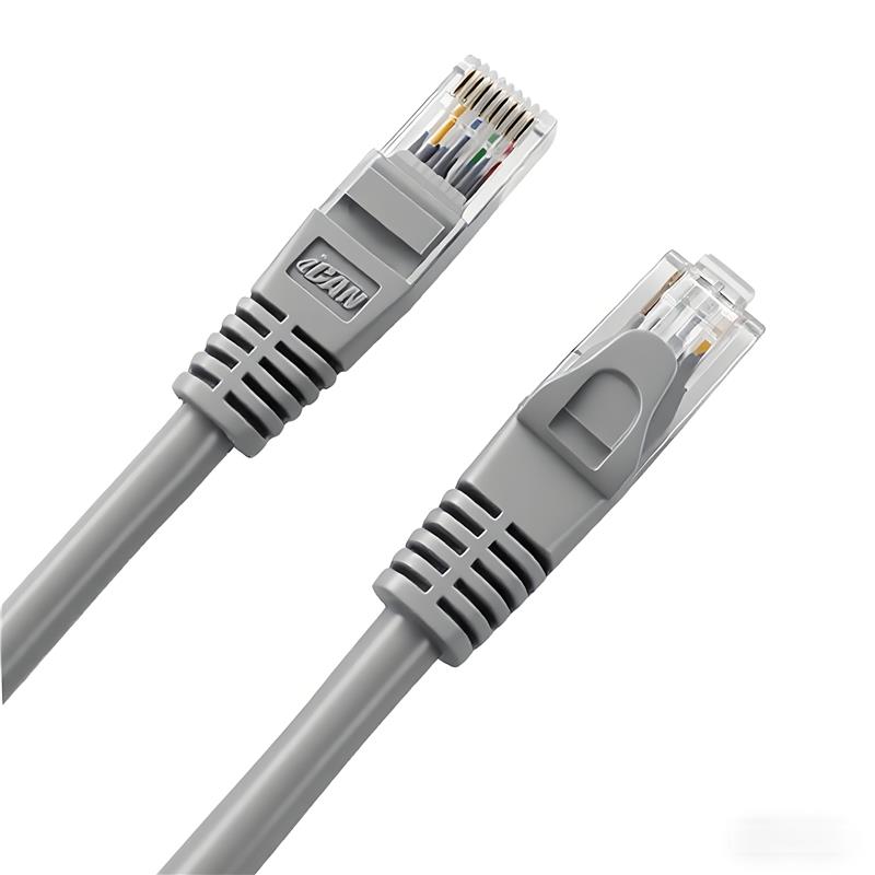 iCAN CAT6 High Speed Ethernet Cable,1000Mbps 26AWG, 75FT, Grey