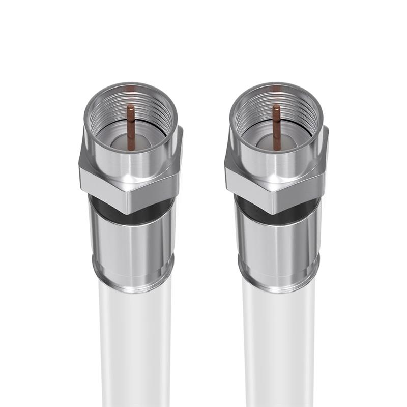 Câble coaxial TV iCAN RG6, mâle vers mâle, 91 cm