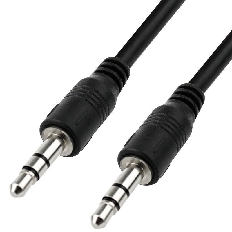 iCAN 3.5mm 28AWG Male to Male Stereo Cable - 10 ft.