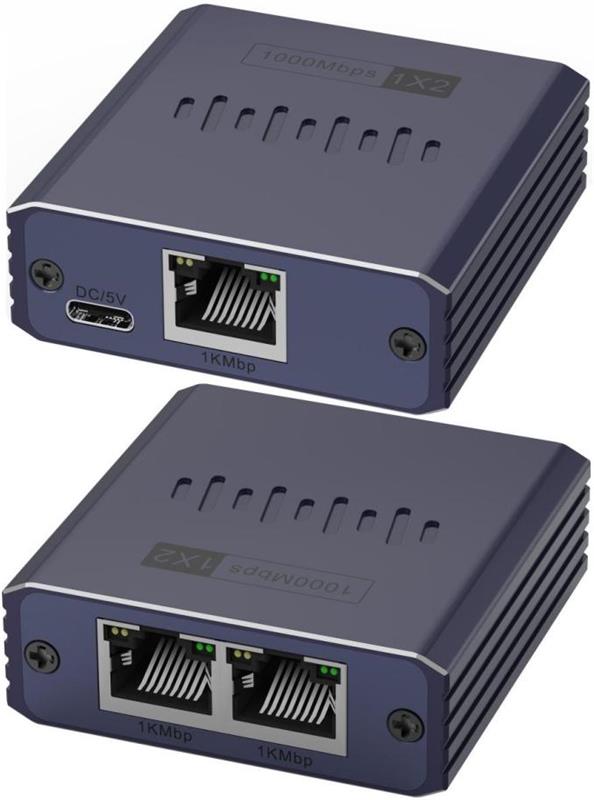 Adaptateur réseau iCAN Gigabit Ethernet 1 vers 2