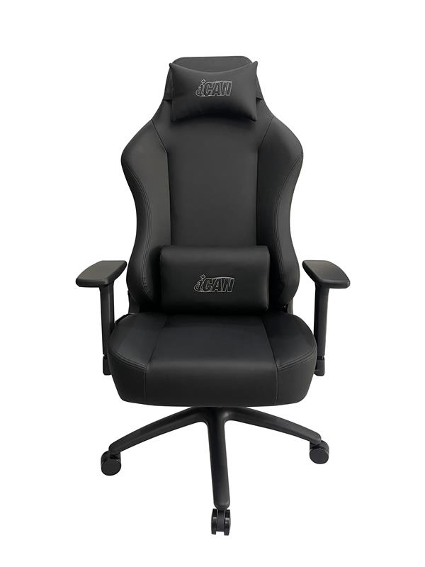 iCAN Ergonomic Gaming Chair, High-Density Shaping Foam, PU Leather, Class 4 Gas lift, 3D Armrest, 350mm Steel Base & 60mm PU...