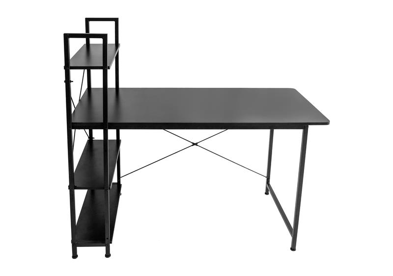 iCAN Office Desk, 120*60*75cm, 15mm Wood Top, Black