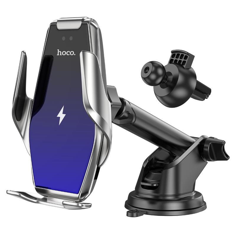 HOCO 15W Automatic Induction Wireless Charging Car Holder