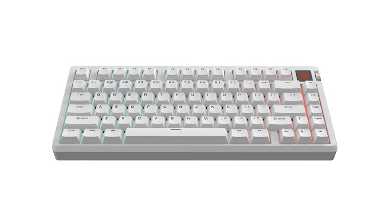 ARMOURY PD75M Clavier 75 % en aluminium, Blanc
